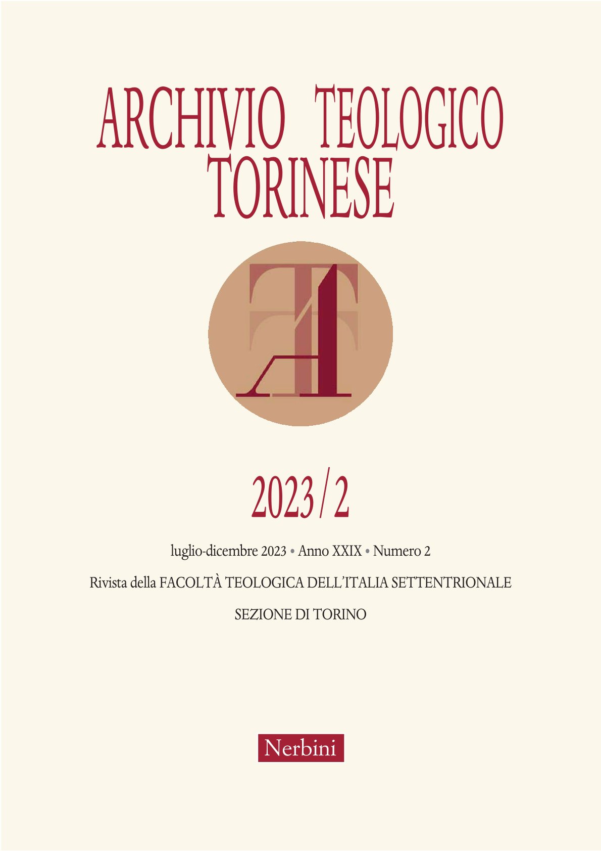 					Visualizza V. 29 N. 2 (2023): Archivio Teologico Torinese vol. 29, fascicolo 2
				